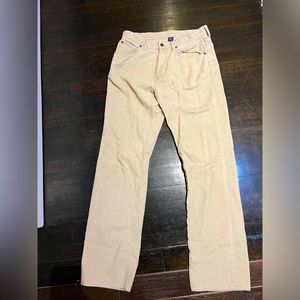 J Crew mens light cords w 34 x 34  winter/ spring